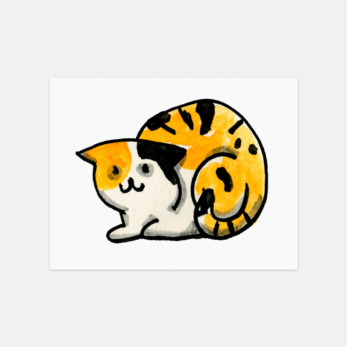 CAT POSTCARD SET BY BEN LENOVITZ (SET OF 10) (4.5"X5.5")