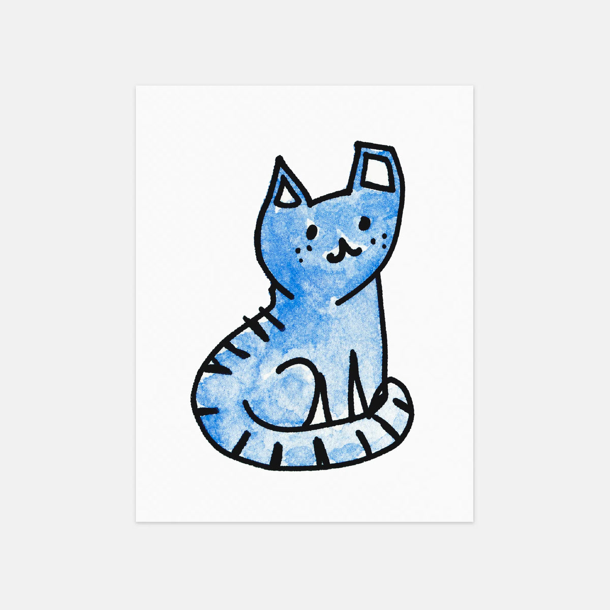 CAT POSTCARD SET BY BEN LENOVITZ (SET OF 10) (4.5"X5.5")