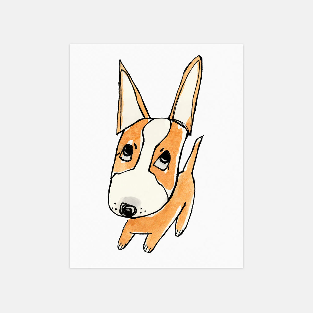 DOG POSTCARD SET BY BEN LENOVITZ (SET OF 10) (4.5"X5.5")