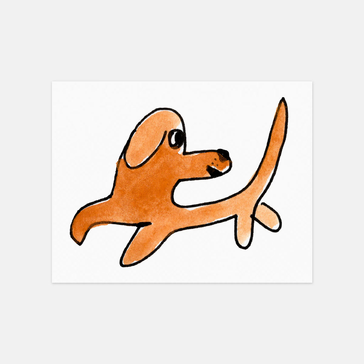 DOG POSTCARD SET BY BEN LENOVITZ (SET OF 10) (4.5"X5.5")