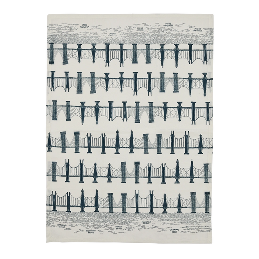 BRIDGE AND TUNNEL TEA TOWEL