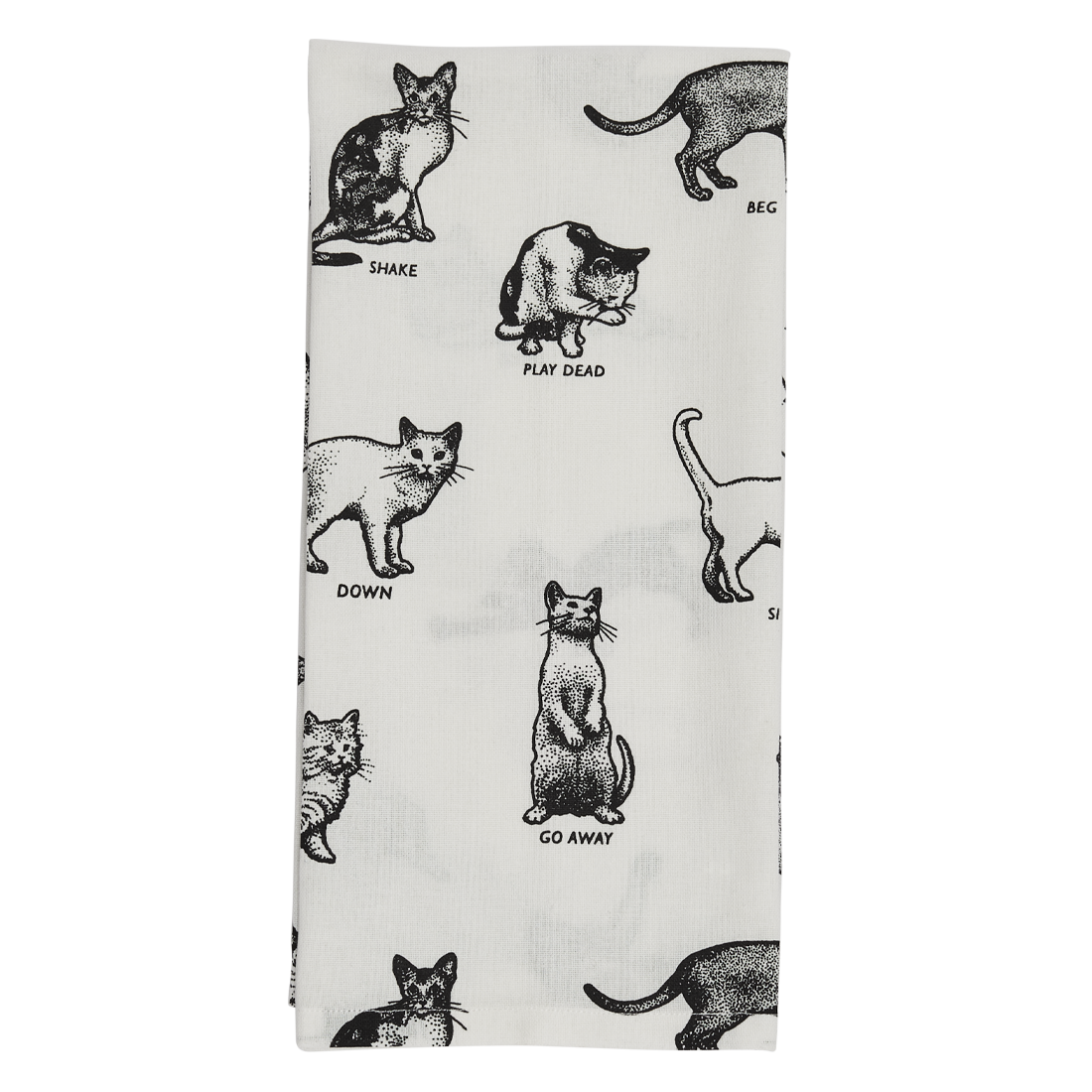 Cat Tricks - Tea Towel