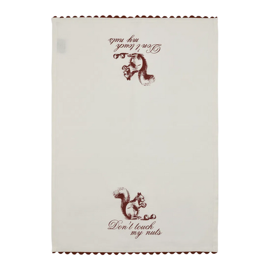 PLEASANTRIES - DON'T TOUCH MY NUTS TEA TOWEL