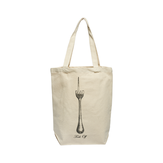 Pleasantries - Medium Fork Off Tote (14"x16")