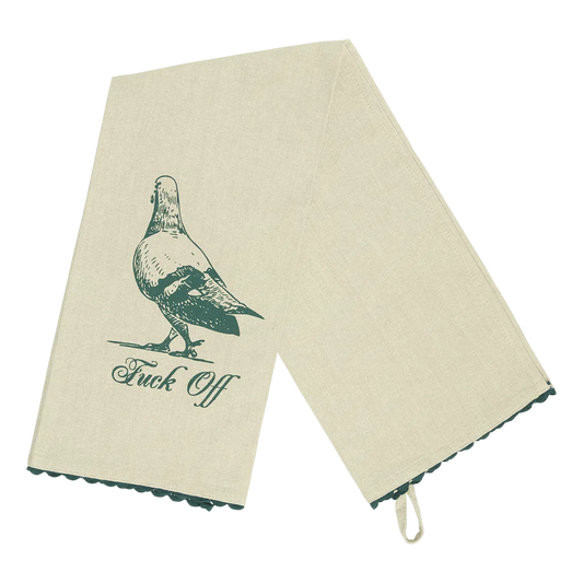 PLEASANTRIES - FUCK OFF TEA TOWEL