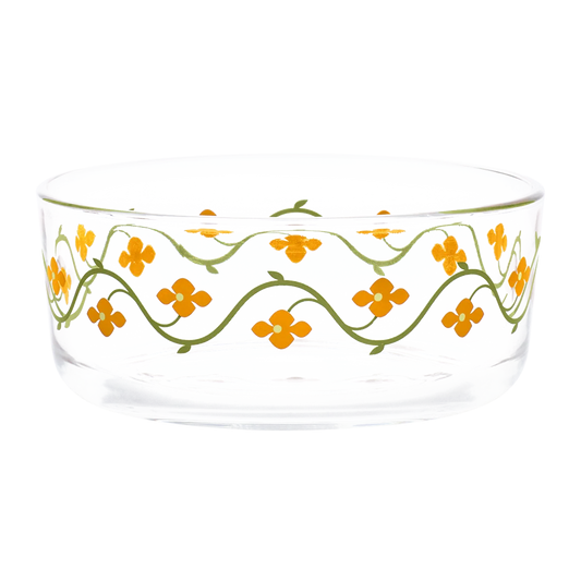 VINTAGE FLORAL - LORETTA STORAGE BOWL WITH LID (24.3OZ)