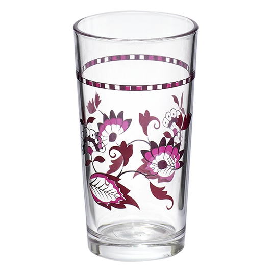 WINE GLASS PINK (8.45OZ)