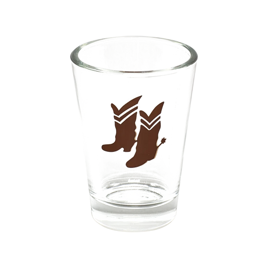COWBOY BOOTS SHOT GLASS (2.09OZ)