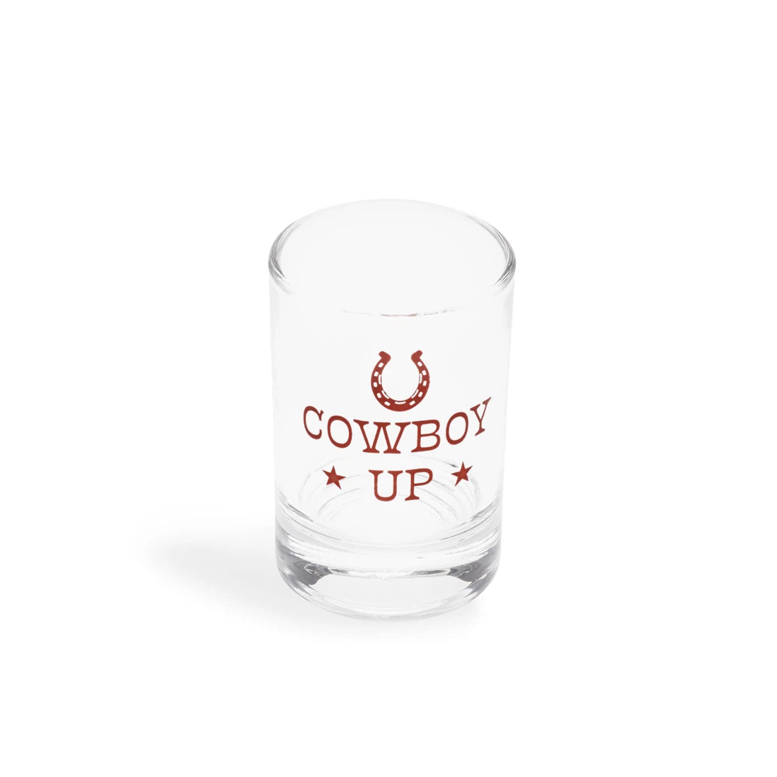 COWBOY UP SHOT GLASS (1.85OZ)