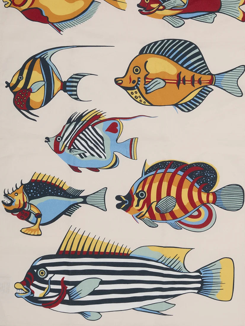 MUSEUM FISH TEA TOWEL