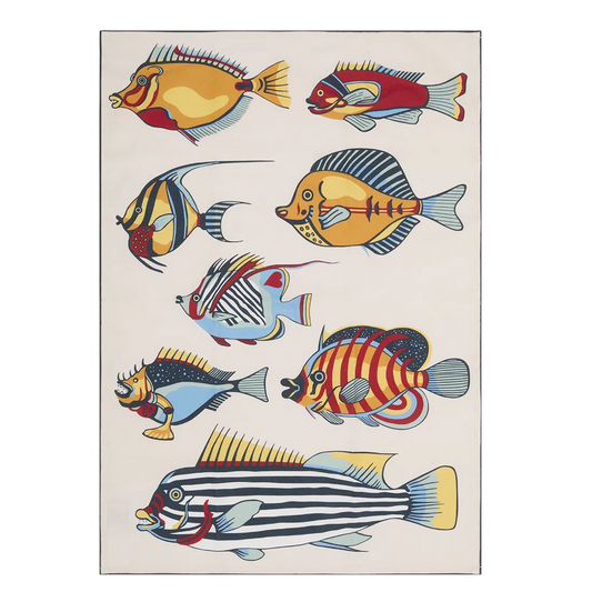 MUSEUM FISH TEA TOWEL