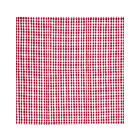 4PK GINGHAM NAPKINS - RED