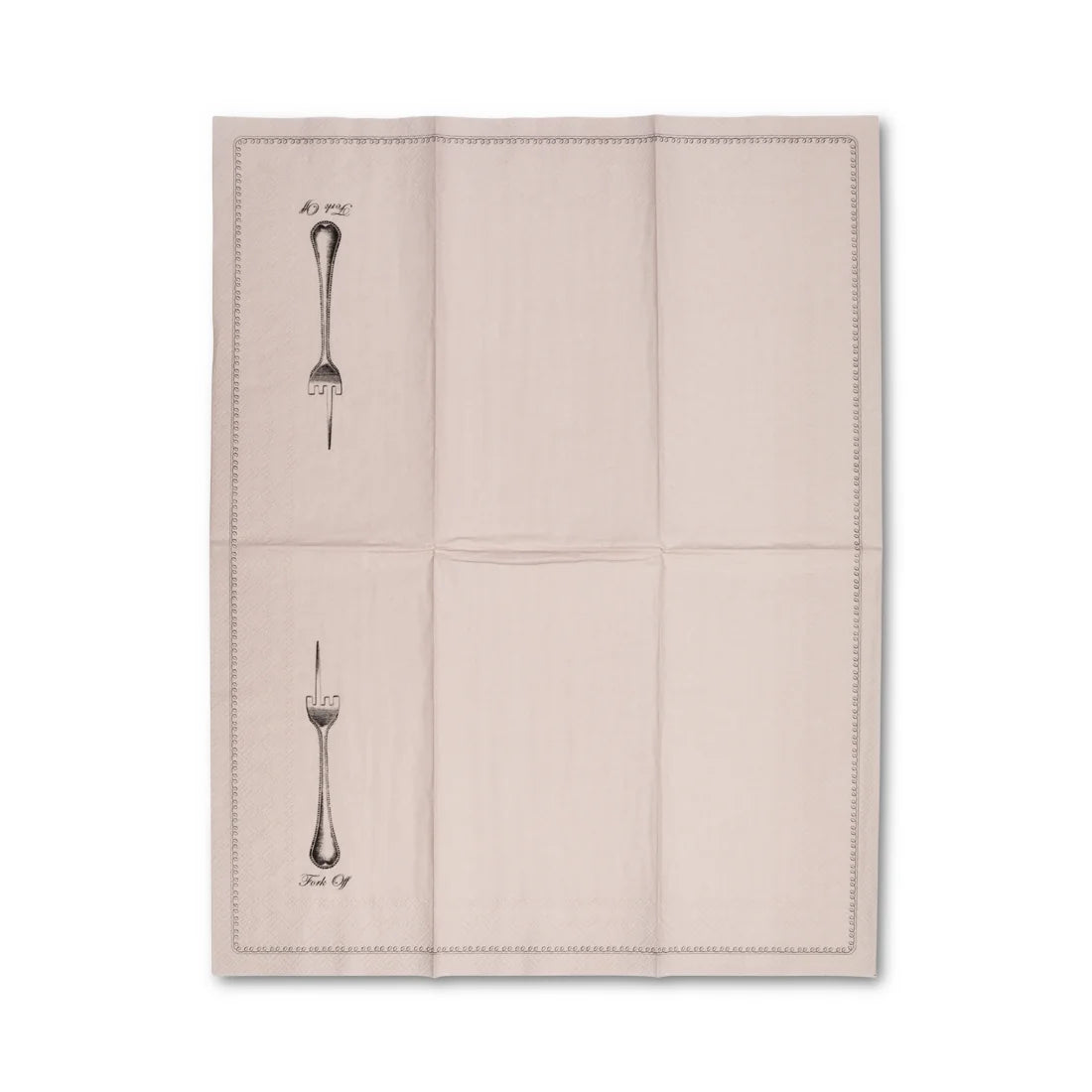 GUEST NAPKIN - FORK OFF (16)