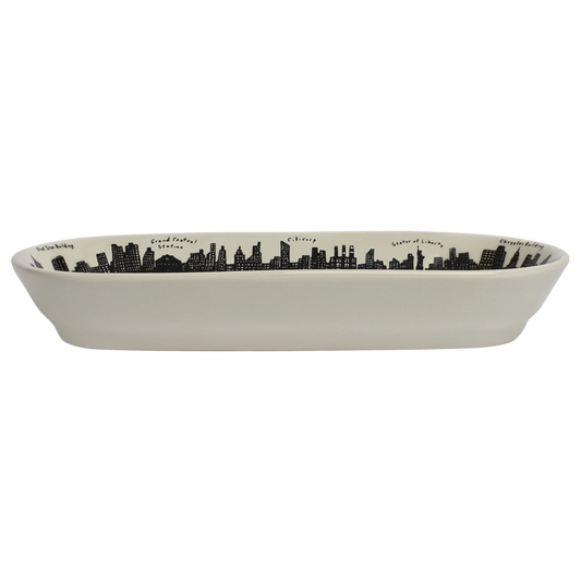212 SKYLINE - CELERY DISH (10")