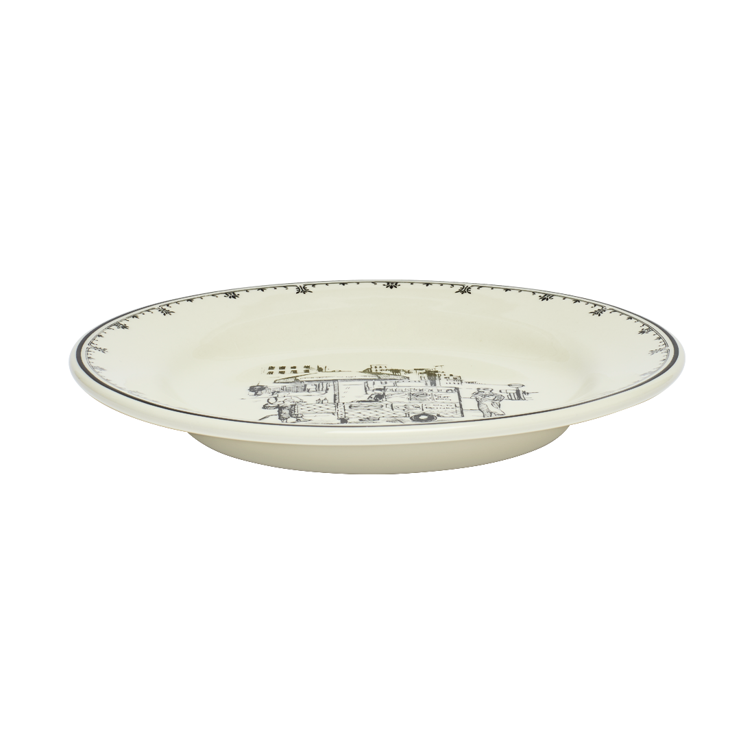 NYC Toile - Cart Plate 8.25in