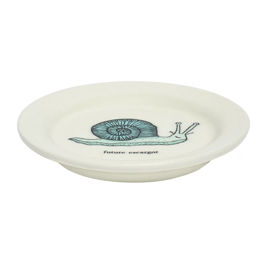 ESCARGOT PLATE (4.25")