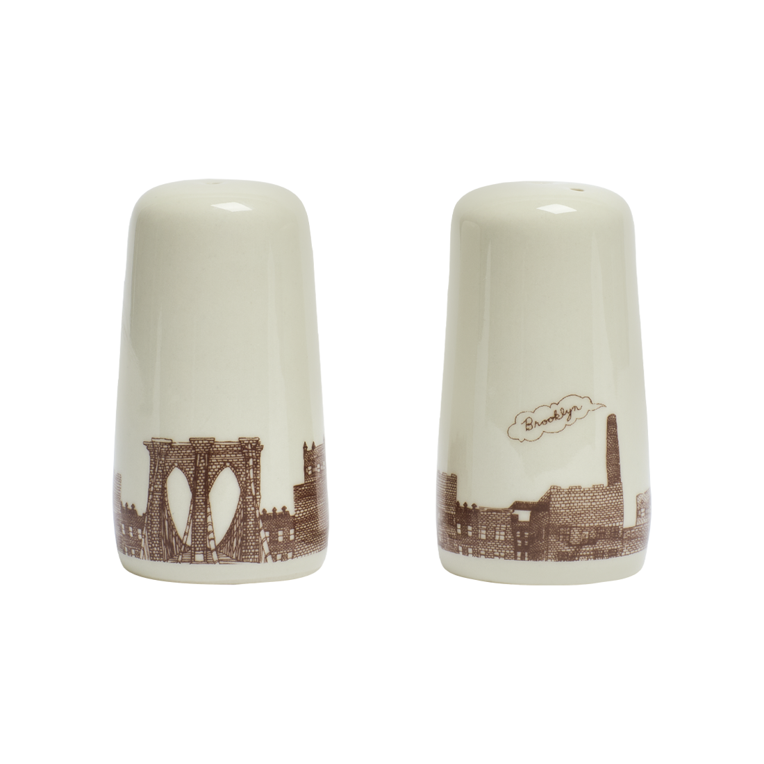 salt＆pepper shakers BROOKLYN - SALT & PEPPER SHAKER SET – Fishs Eddy