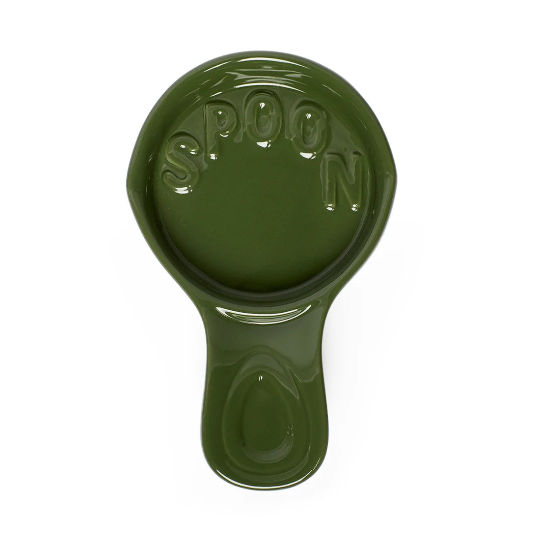 FARMERS MARKET - SPOON REST - GREEN (5.6"x3.5")