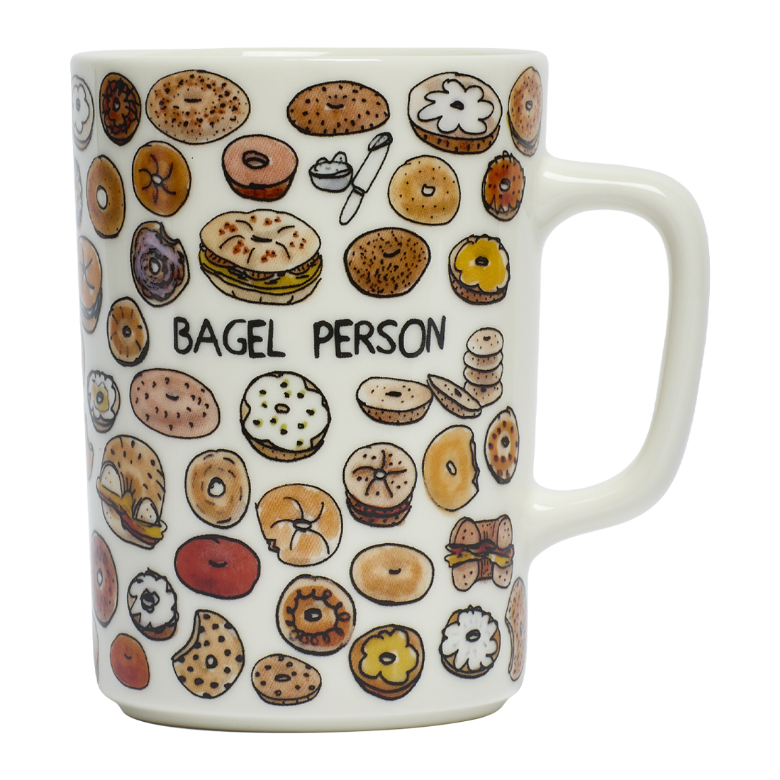 Ben Lenovitz - Bagel Person Mug (10oz)