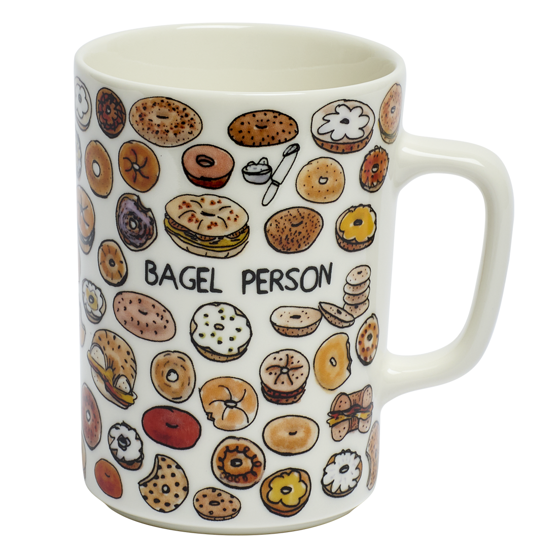 Ben Lenovitz - Bagel Person Mug (10oz)