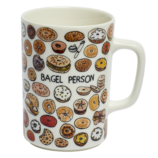 BEN LENOVITZ - BAGEL PERSON MUG (10OZ)