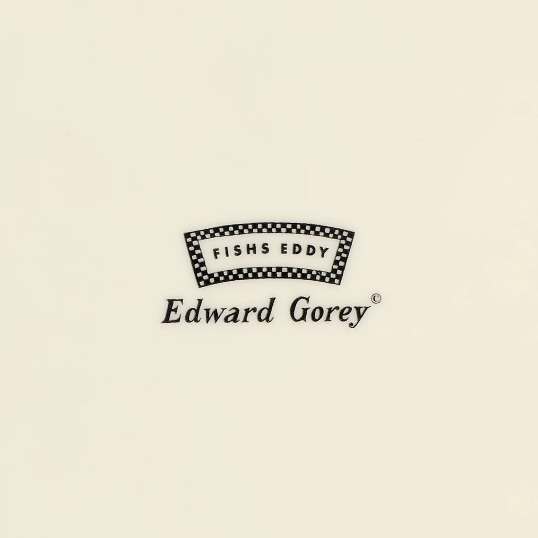 EDWARD GOREY - BAT GIRL PLATE (8.25")