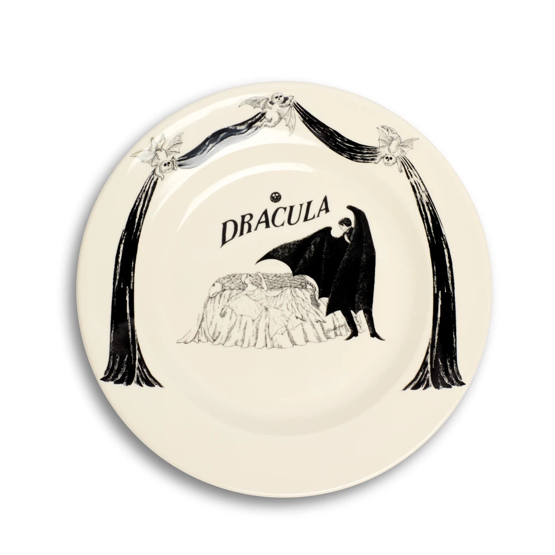 EDWARD GOREY - DRACULAR PLATE (10.25")