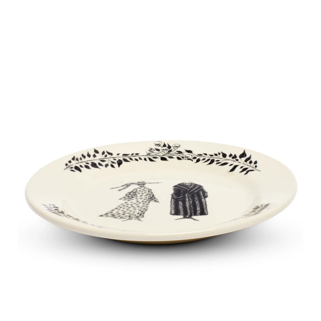 EDWARD GOREY - SKELETON LOVERS PLATE (8.25")