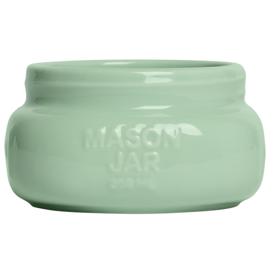Farmers Market - Short/Wide Mason Jar - Mint (8oz)