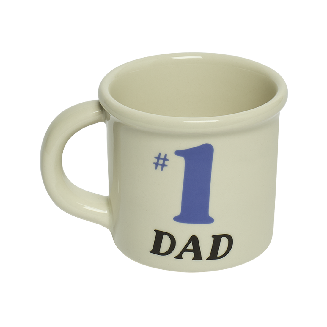 #1 DAD BLUE MUG