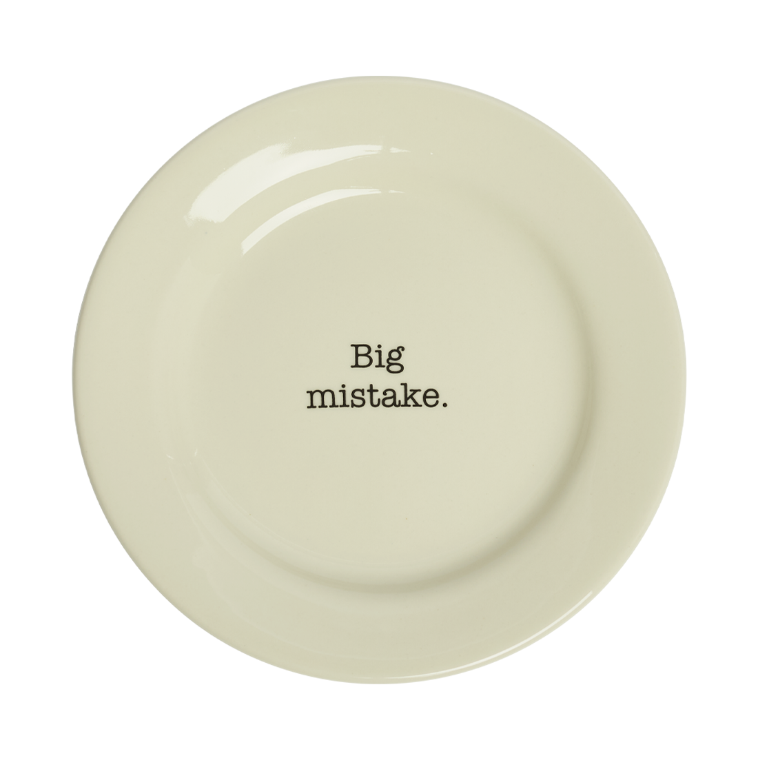 Interventionware - Big Mistake Plate (8 1/2")