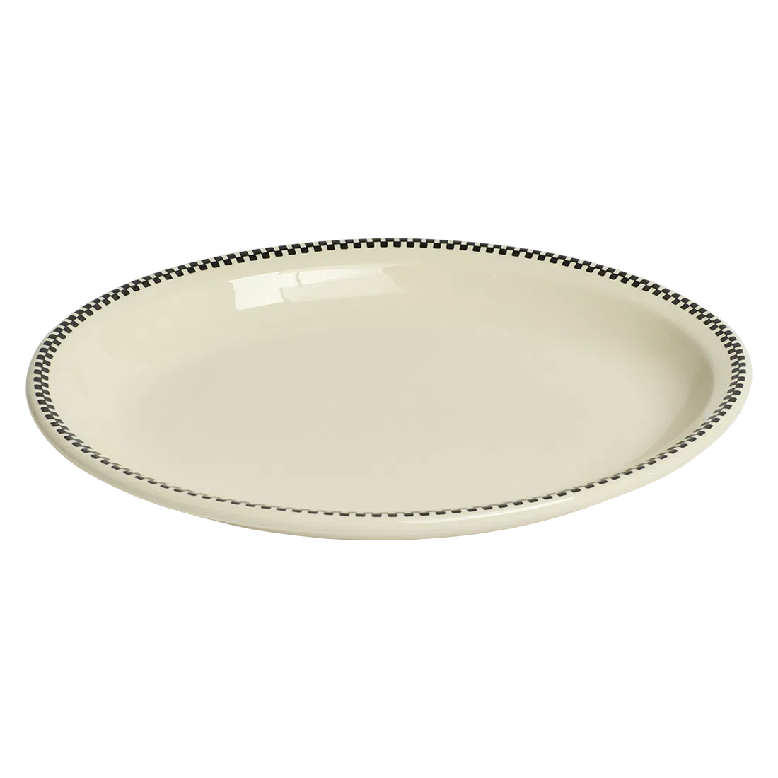 CHECKERBOARD - MEDIUM PLATTER (12.37")