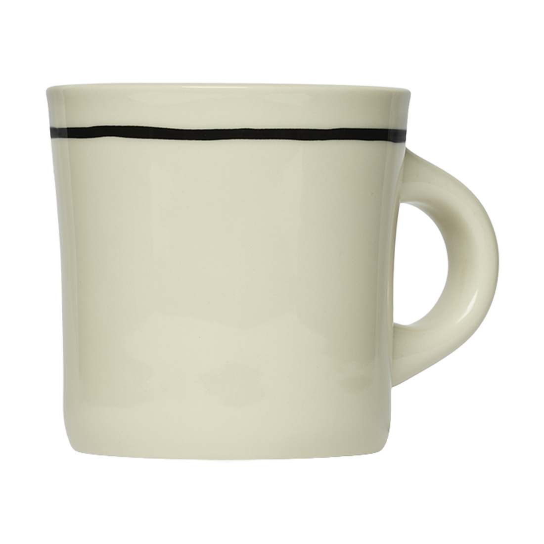 Sketched Line Black - Diner Mug (13oz)