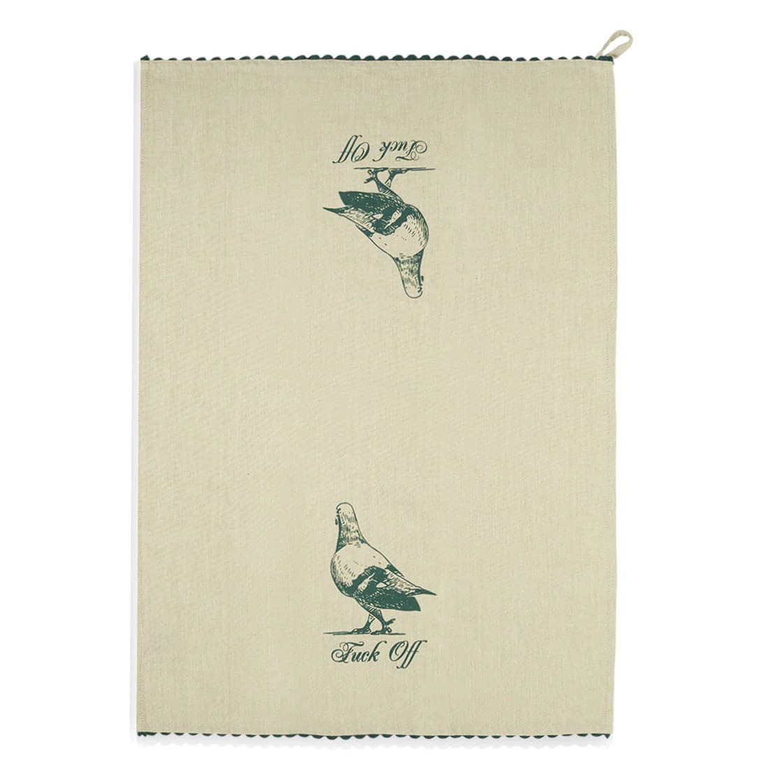 PLEASANTRIES - FUCK OFF TEA TOWEL