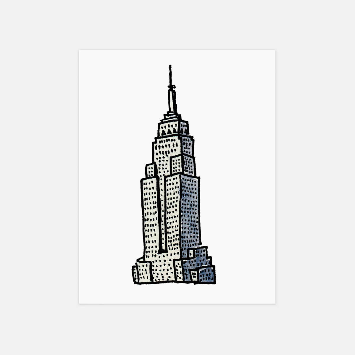NYC POSTCARD SET BY BEN LENOVITZ (SET OF 10) (4.5"X5.5")