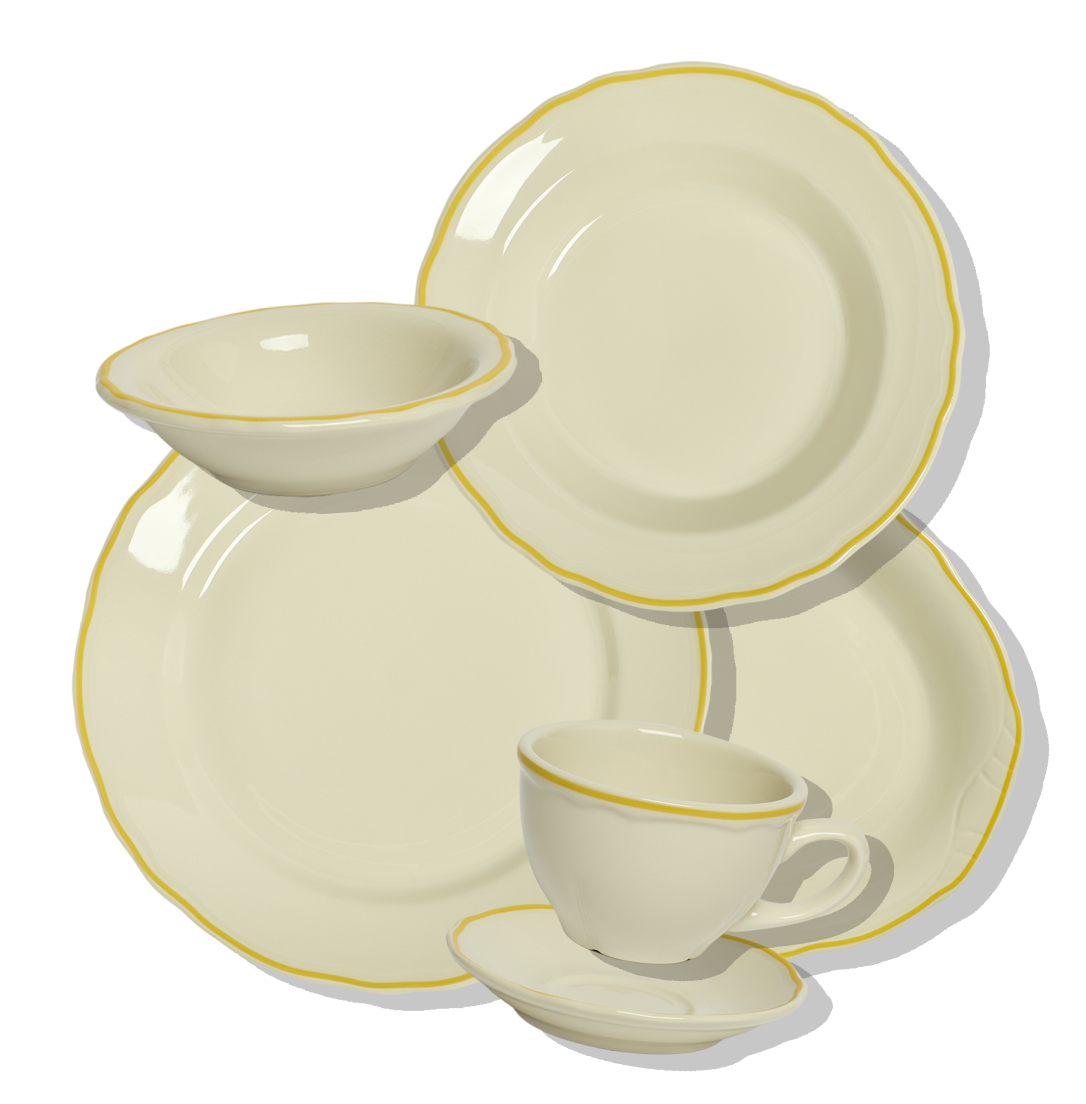 Scallop Edge Dishes