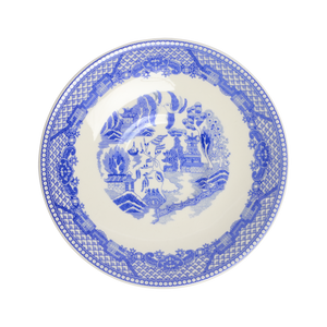 BLUE WILLOW SAUCER (6