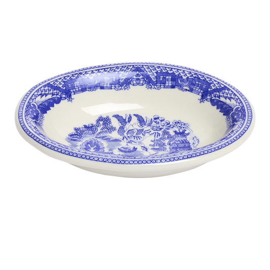 BLUE WILLOW DEEP OVAL PLATTER (5")
