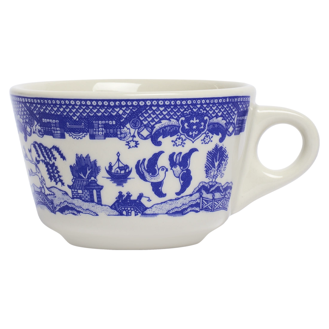 BLUE WILLOW COFFEE CUP (6.4OZ)