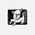 CAT POSTCARD SET BY BEN LENOVITZ (SET OF 10) (4.5"X5.5")