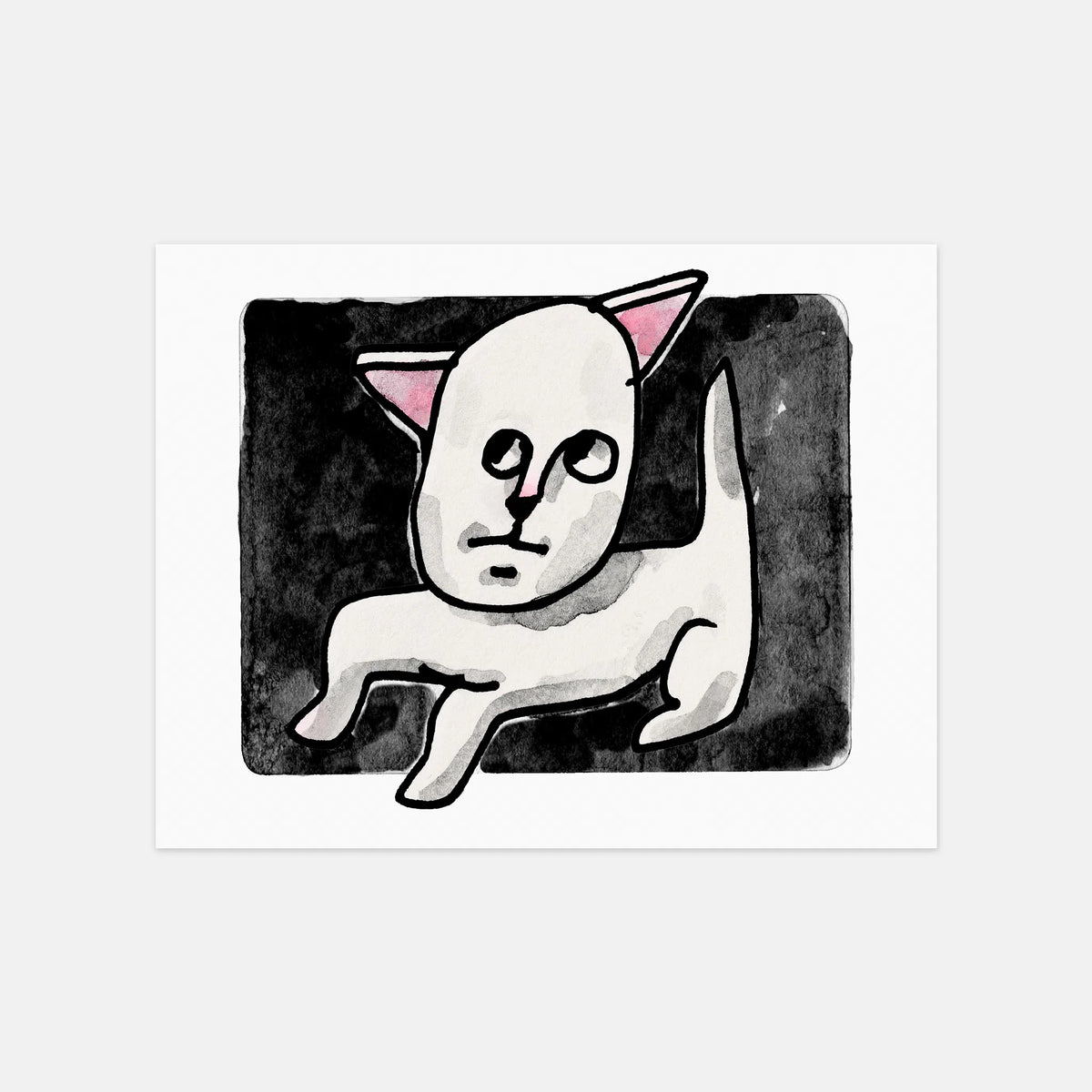 CAT POSTCARD SET BY BEN LENOVITZ (SET OF 10) (4.5"X5.5")
