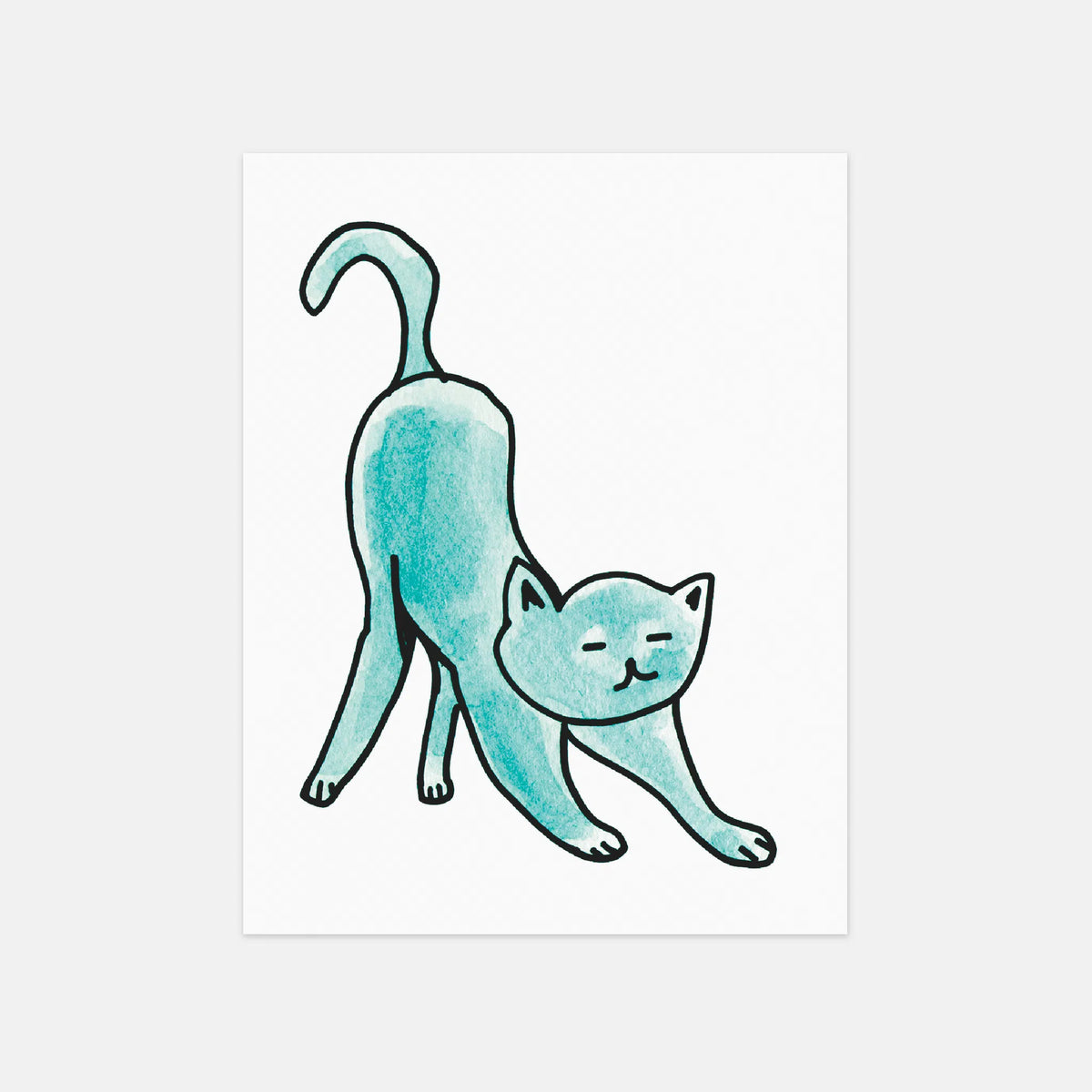 CAT POSTCARD SET BY BEN LENOVITZ (SET OF 10) (4.5"X5.5")