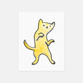CAT POSTCARD SET BY BEN LENOVITZ (SET OF 10) (4.5"X5.5")