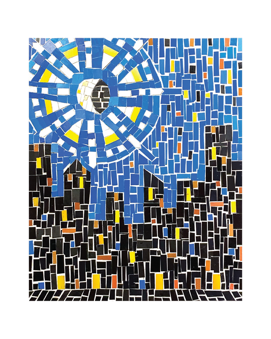 CITY SILHOUETTE PRINT BY THOMAS MCKEAN (8"X10")