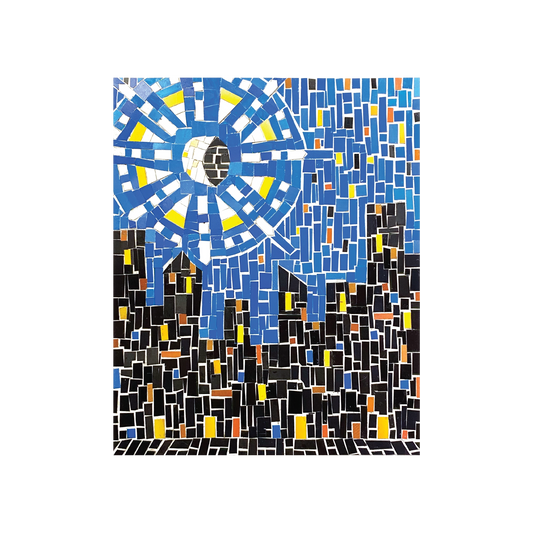 CITY SILHOUETTE PRINT BY THOMAS MCKEAN (8"X10")