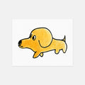 DOG POSTCARD SET BY BEN LENOVITZ (SET OF 10) (4.5"X5.5")
