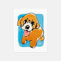 DOG POSTCARD SET BY BEN LENOVITZ (SET OF 10) (4.5"X5.5")