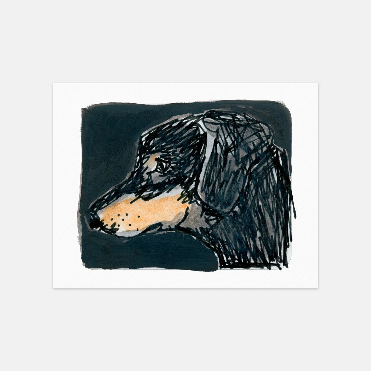 DOG POSTCARD SET BY BEN LENOVITZ (SET OF 10) (4.5"X5.5")
