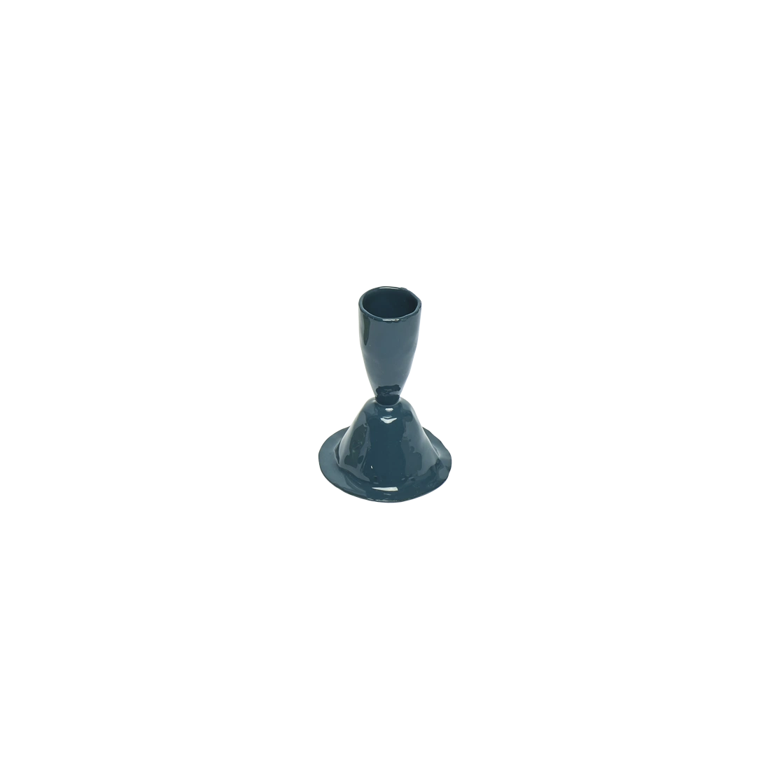 CANDLE HOLDER BLUE - SML