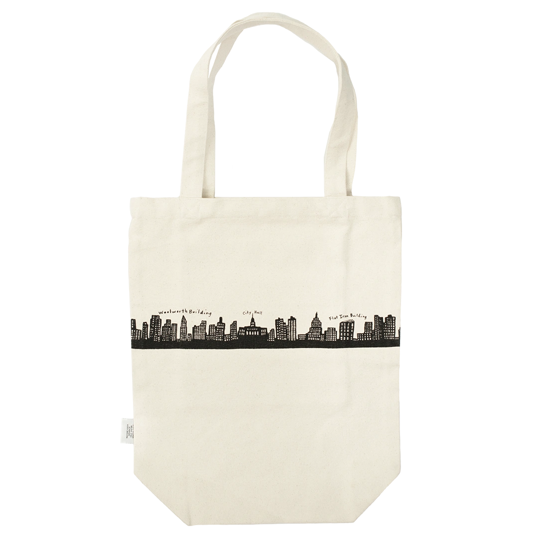 212 SKYLINE - MEDIUM CANVAS TOTE (14"x16")